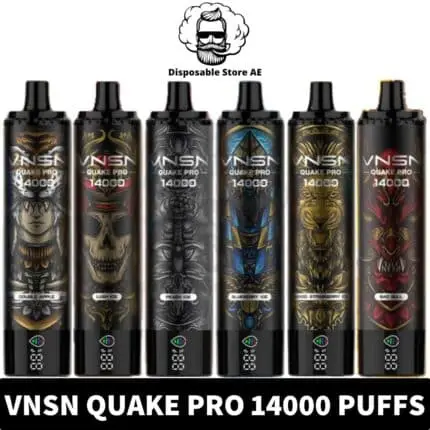 Buy Quake Pro 14000 Puffs Rechargeable vape in UAE - Quake Pro Disposable Vape 50mg with Mesh Coils,14ml Capacity, 650mah Vape Near Me