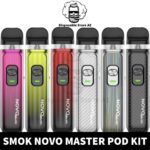 Buy SMOK Novo Master Kit 30W 1000mAh Vape kit in UAE - Available Colors_ Pink, Green, Red, Black, Silver, Silver Laser in Dubai Shop Near Me