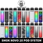 SMOK Novo 2X Vape Pod System Kit of 20W 2ml Capacity and 800mAh Battery in UAE - SMOK Novo 2X Kit Shop in Dubai Near Me