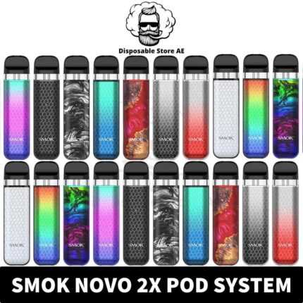 SMOK Novo 2X Vape Pod System Kit of 20W 2ml Capacity and 800mAh Battery in UAE - SMOK Novo 2X Kit Shop in Dubai Near Me
