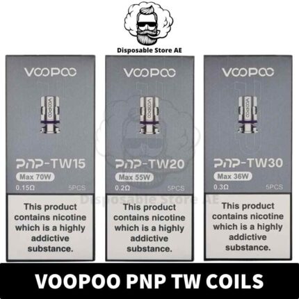 VOOPOO PNP TW Replacement Coils in UAE - PNP TW30 COIL Shop in Dubai - PNP TW20 COIL Shop in Dubai - PNP TW15 COIL Shop Near Me
