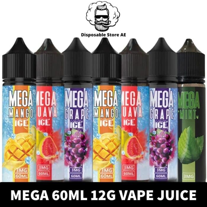 Buy MEGA Vape Juice 60ml E-Liquid 12mg E-Juice in UAE - MEGA 60ml Vape Juice Shop in Dubai - MEGA 12mg Vape Juice Shop Near Me-min