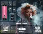 Buy AL FAKHER Crown Bar Pro Max Disposable 15000 Puffs Rechargeable Vape in Dubai - Disposable Vape Shop UAE - AL FAKHER 15000 Puffs shop in UAE