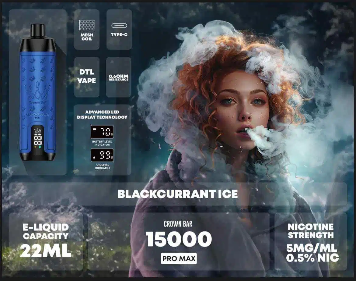 Buy AL FAKHER Crown Bar Pro Max Disposable 15000 Puffs Rechargeable Vape in Dubai - Disposable Vape near me