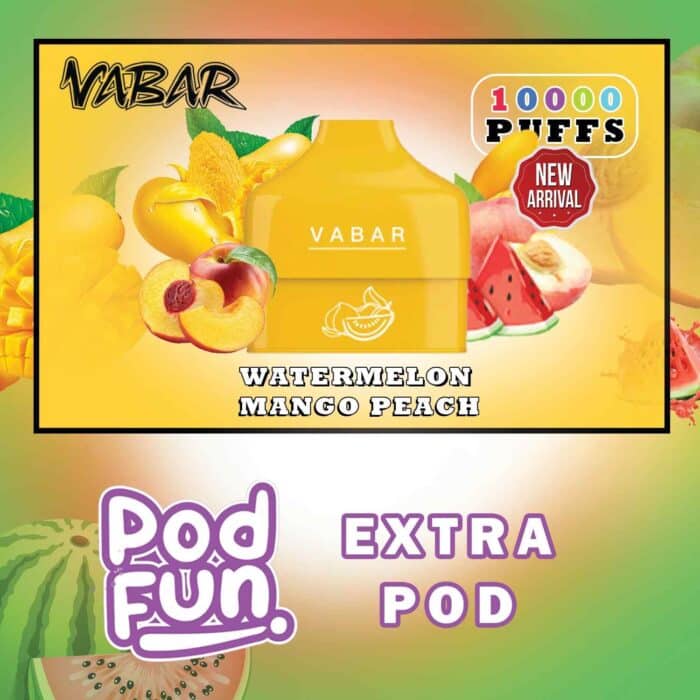 VABAR Pod Fun Extra Pod 10000 Puffs Disposable Vape in Dubai