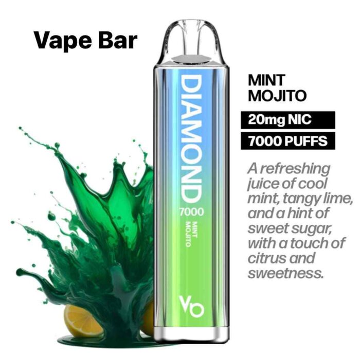 Vapes Bars Diamond 2% Nicotine 7000 Puffs in Dubai, UAE - Image 12