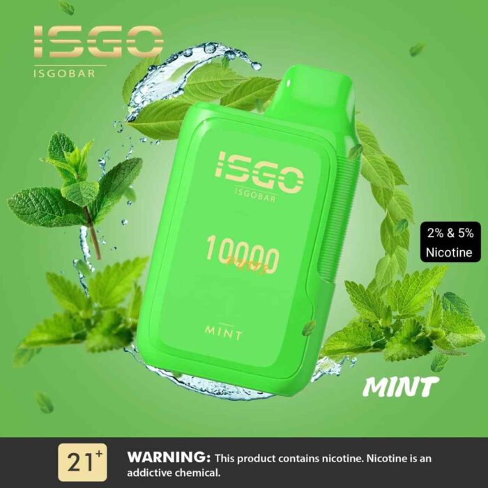 ISGO Bar Disposable 10000 Puffs 2% Rechargeable Vape in Dubai, UAE - Image 9