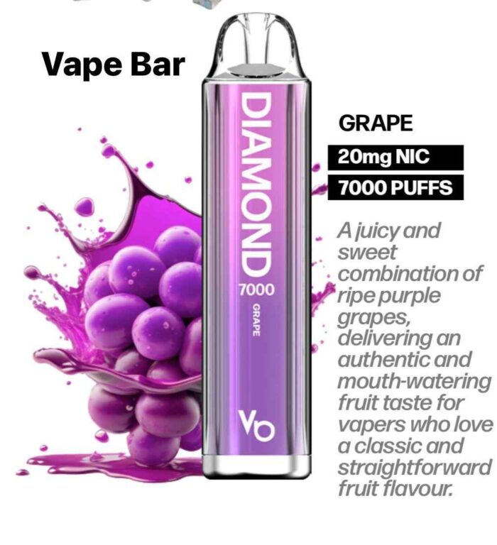 Vapes Bars Diamond 2% Nicotine 7000 Puffs in Dubai, UAE - Image 11