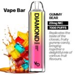Vapes Bars Diamond 2% Nicotine 7000 Puffs in Dubai, UAE - Image 6