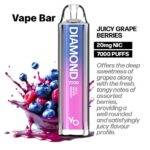 Vapes Bars Diamond 2% Nicotine 7000 Puffs in Dubai, UAE - Image 7