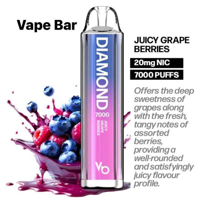 Vapes Bars Diamond 2% Nicotine 7000 Puffs in Dubai, UAE - Image 7
