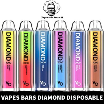Buy VAPES BARS Diamond 7000 2% Puffs Disposable Vape Price in UAE - VAPES BARS 7000Puffs Diamond Disposable Vape Shop Near Me