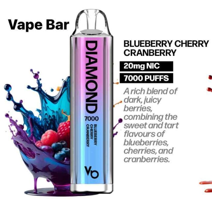Vapes Bars Diamond 2% Nicotine 7000 Puffs in Dubai, UAE - Image 8