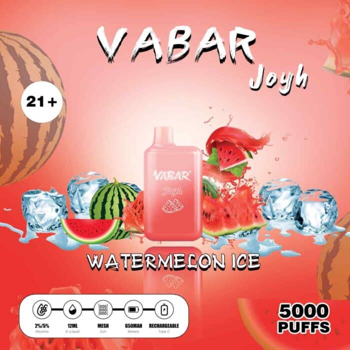 VABAR Joyh Disposable 5000 Puffs 2% & 5% Rechargeable Vape in Dubai, UAE - Image 2