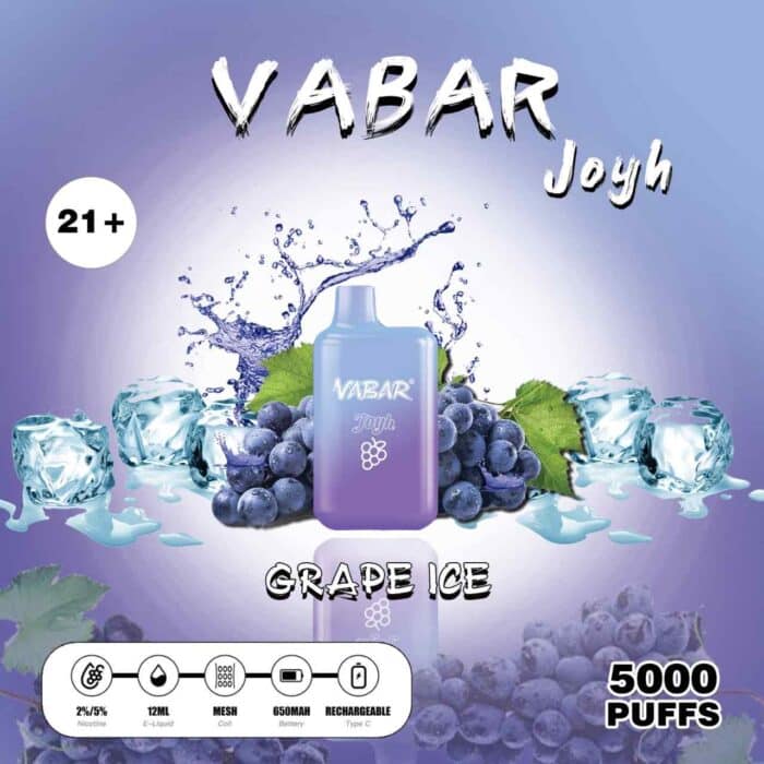 VABAR Joyh Disposable 5000 Puffs 2% & 5% Rechargeable Vape in Dubai, UAE - Image 3