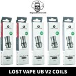Discover the Lost Vape UB V2 Replacement Coils, available in various resistance options including 0.3ohm, 0.6ohm, 1.0ohm, .15ohm, and 0.2ohm
