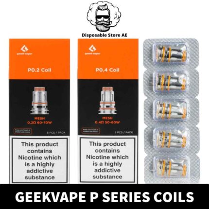 Experience optimal performance with Geekvape P Series Replacement Coils. Choose from 0.2ohm or 0.4ohm resistance for your Aegis Boost Pro