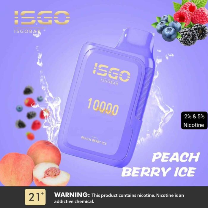 ISGO Bar Disposable 10000 Puffs 2% Rechargeable Vape in Dubai, UAE - Image 3
