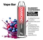 Vapes Bars Diamond 2% Nicotine 7000 Puffs in Dubai, UAE - Image 4