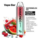 Vapes Bars Diamond 2% Nicotine 7000 Puffs in Dubai, UAE - Image 2
