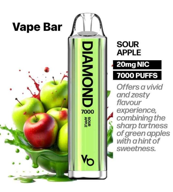 Vapes Bars Diamond 2% Nicotine 7000 Puffs in Dubai, UAE - Image 14