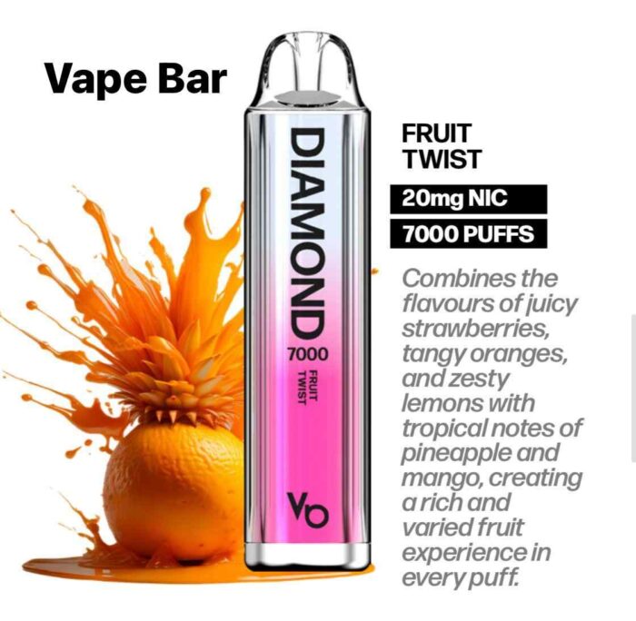 Vapes Bars Diamond 2% Nicotine 7000 Puffs in Dubai, UAE - Image 18