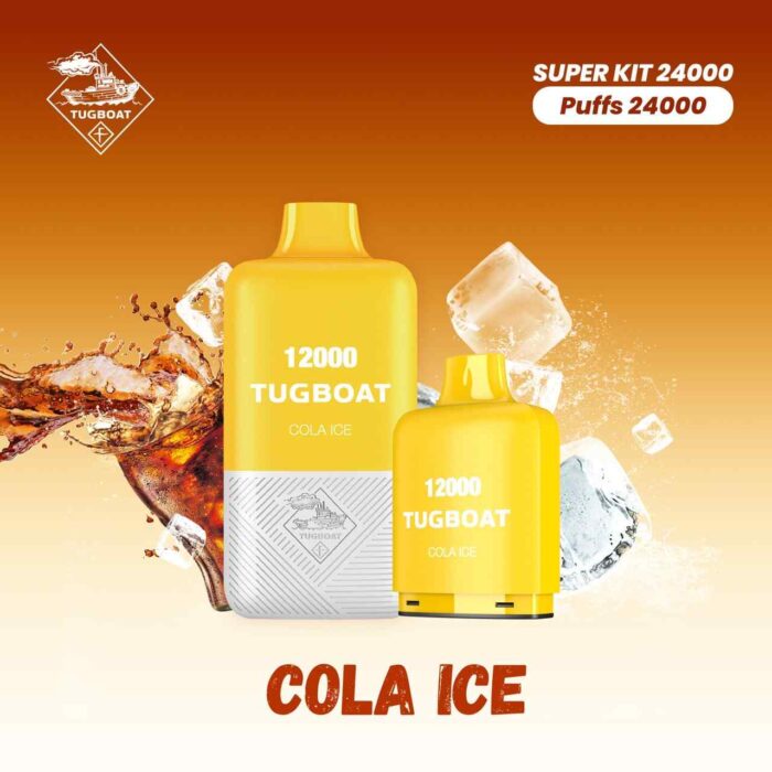 TUGBOAT SUPER 12000 + 12000 Puffs 50MG Disposable Vape in UAE. TUGBOAT Super Kit 24000 Puffs vape dubai