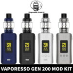 VAPRESSO GEN 200 Pod System Kit Price in UAE. VAPORESSO GEN 200 Mod Kit Shop in Dubai. GEN 200 2ml Capacity iTank Pod System Kit