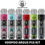 VOOPOO Argus P1S Pod Kit Price in UAE. ARGUS P1S Kit Spec 800mAh, 25W, 2ml Liquid. Argus P1S VOOPOO Pod System Shop in Dubai