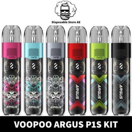 VOOPOO Argus P1S Pod Kit Price in UAE. ARGUS P1S Kit Spec 800mAh, 25W, 2ml Liquid. Argus P1S VOOPOO Pod System Shop in Dubai