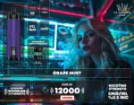 AL FAKHER Crown Bar 12000 Puffs Disposable Vape in Dubai GRAPE MINT