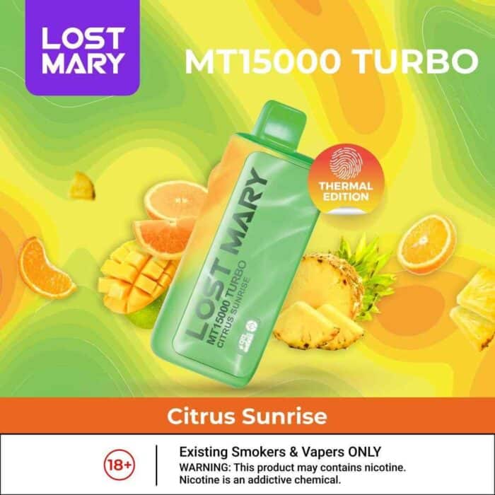 LOST MARY MT15000 15000 Puffs Price in Dubai CITRUS SUNRISE