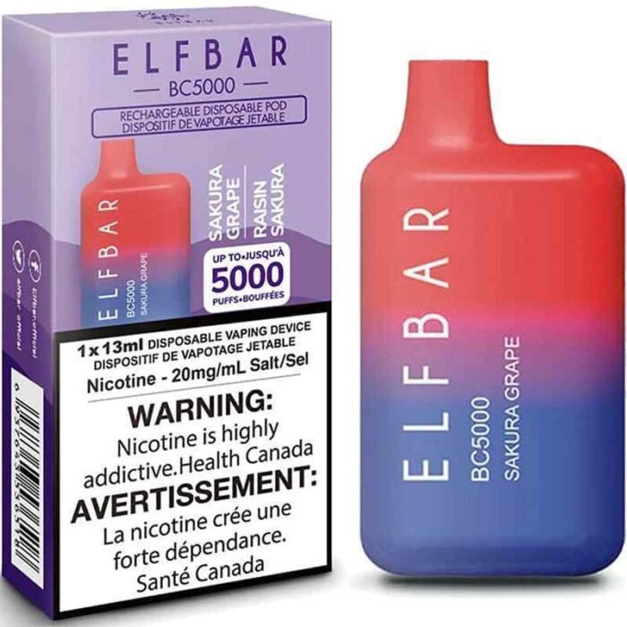 ELFBAR BC5000 Price in Dubai SAKURA GRAPE