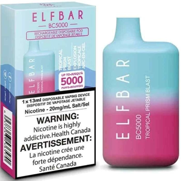 ELFBAR BC5000 Price in Dubai TROPICAL PRISM BLAST