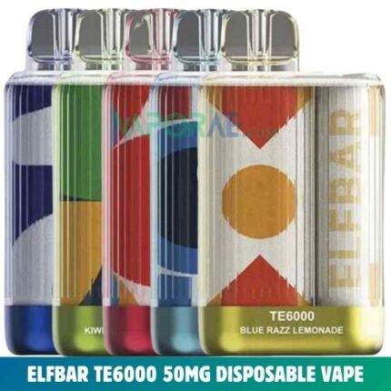 ELFBAR TE 6000 Disposable 6000 Puffs 5% Vape Price in Dubai