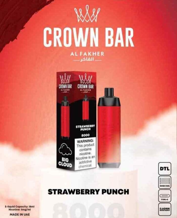 STRAWBERRY PUNCH crown bar 8000