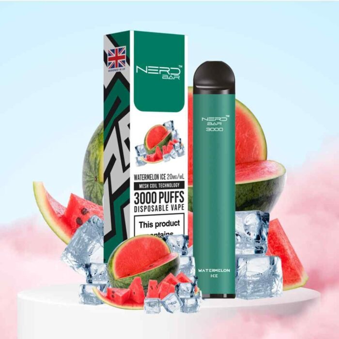 NERD BAR 3000 PUFFS Price in Dubai WATERMELON ICE