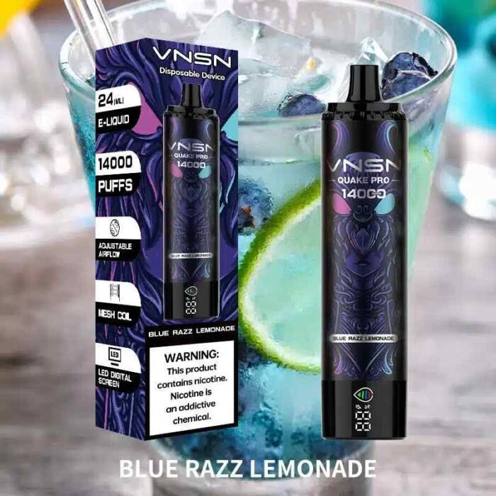 VNSN Quake Pro 14000 Puffs Price in Dubai BLUE RAZZ LEMONADE