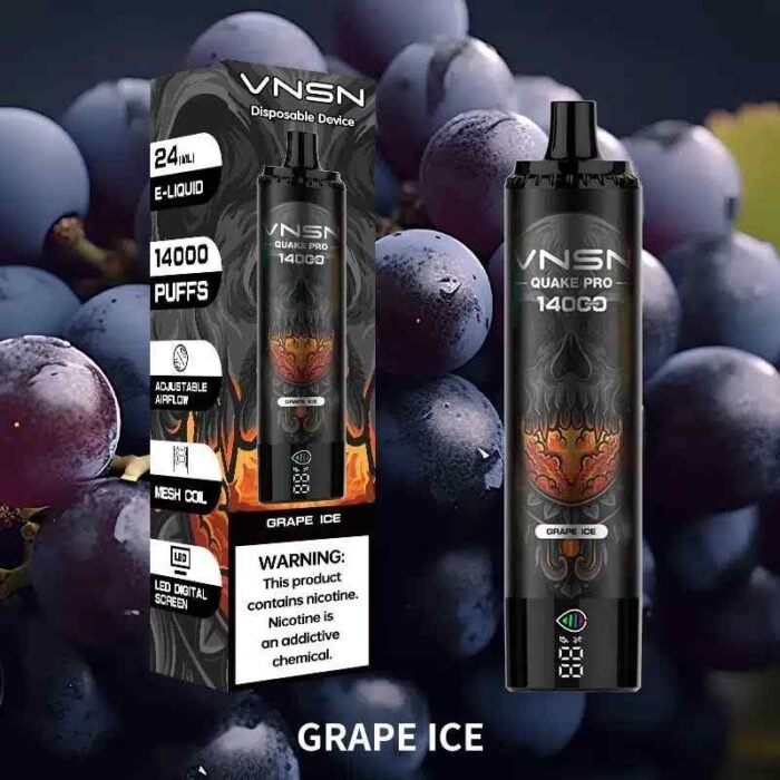 VNSN Quake Pro 14000 Puffs Price in Dubai GRAPE ICE