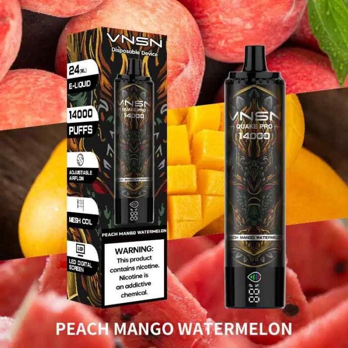 VNSN Quake Pro 14000 Puffs Price in Dubai PEACH MANGO WATERMELON