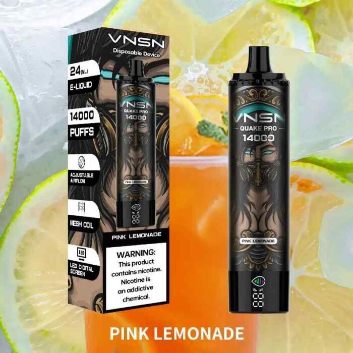 VNSN Quake Pro 14000 Puffs Price in Dubai PINK LEMONADE