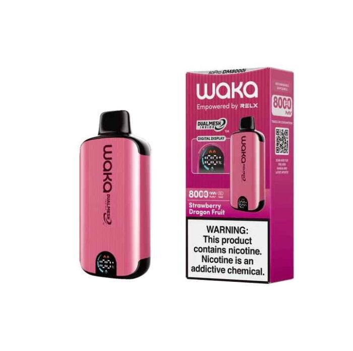 WAKA SoPro DM8000I 8000 Puffs Price in Dubai STRAWBERRY DRAGON FRUIT