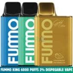 FUMMO King 6000 Puffs 2% Nicotine Rechargeable Disposable Vape in Dubai