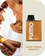 FUMMO King 6000 Puffs 2% Nicotine Rechargeable Disposable Vape in Dubai - Cigar Cream tobacco