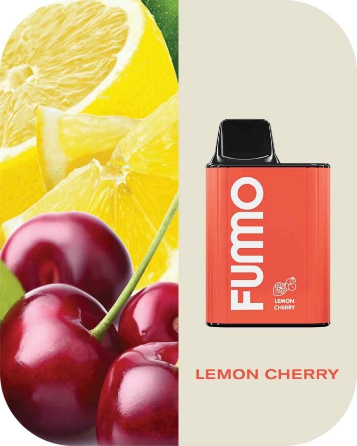 FUMMO King 6000 Puffs 2% Nicotine Rechargeable Disposable Vape in Dubai - Lemon Cherry