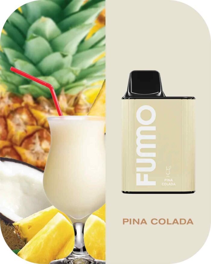 FUMMO King 6000 Puffs 2% Nicotine Rechargeable Disposable Vape in Dubai - Pina Colada