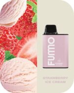 FUMMO King 6000 Puffs 2% Nicotine Rechargeable Disposable Vape in Dubai - Strawberry Ice Cream