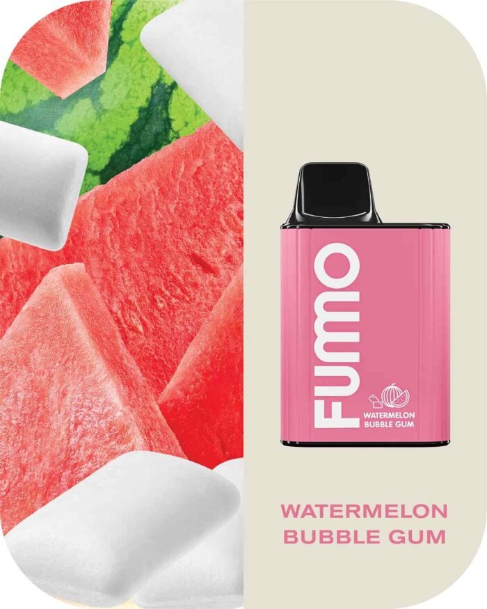 FUMMO King 6000 Puffs 2% Nicotine Rechargeable Disposable Vape in Dubai - Watermelon Bubble Gum