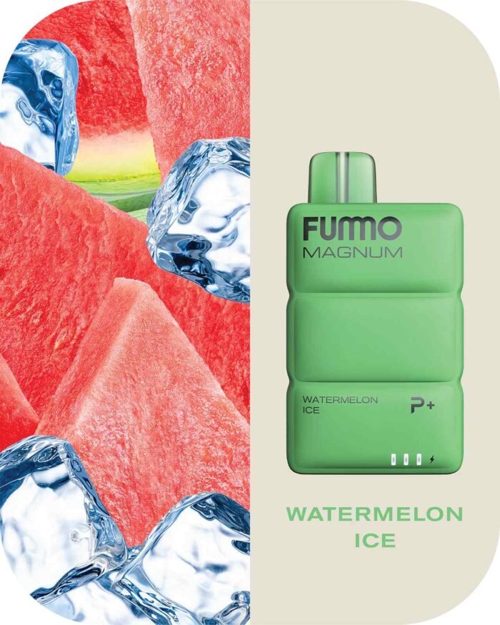 FUMMO Magnum 8000 Puffs 2% Nicotine Disposable Vape in Dubai - Watermelon Ice