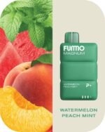 FUMMO Magnum 8000 Puffs 2% Nicotine Disposable Vape in Dubai - Watermelon Peach Mint